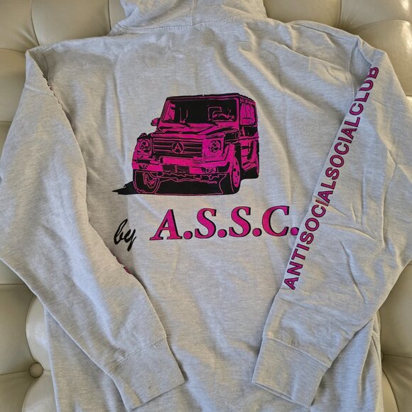 ASSC Anti Social Social Club Berlin Hoodie Heather Grey - Picture 1 of 3